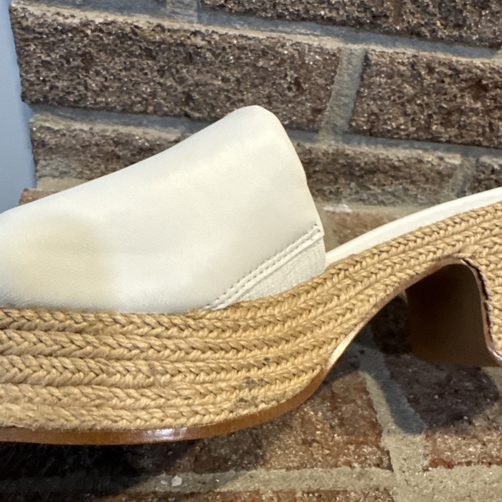 Vince‎ Women's Margo Espadrille Block Heel Slip On Sandals Slide Size 9.5 #174 - Picture 13 of 16
